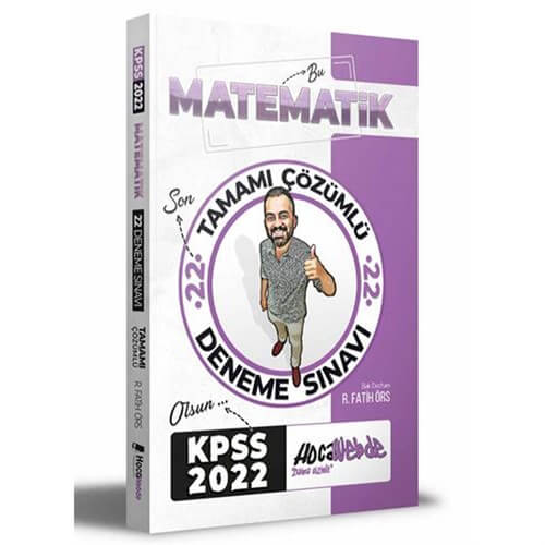Hocawebde 2022 KPSS Matematik Tamamı Çözümlü 22 Deneme