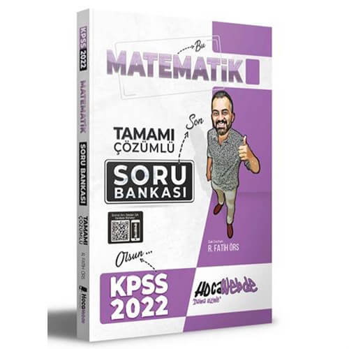 HocaWebde Yayınları 2022 KPSS Matematik Tamamı Çözümlü Soru Bankası