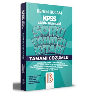 Benim Hocam Yayınları 2022 KPSS Eğitim Bilimleri Tamamı Çözümlü Soru Tahmin Kitabı