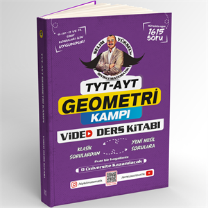 Bıyıklı Matematik TYT AYT Geometri Video Ders Kitabı